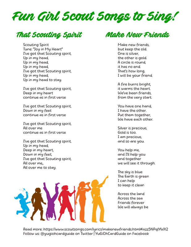 Girl Scout Song Book Printable